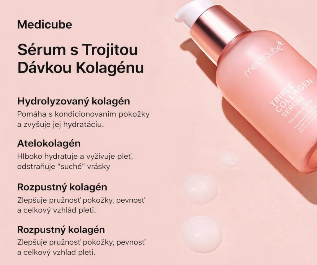 medicube triple collagen serum vlastnosti